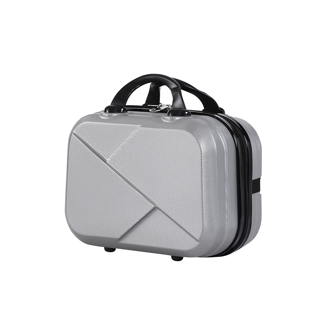 Slimbridge 2pcs 20"Travel Luggage Set Grey-1942352931965767685