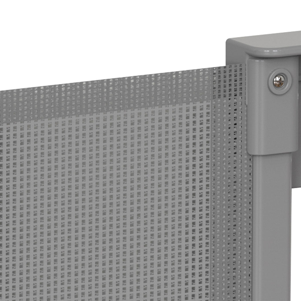 BoPeep Retractable Baby Safety Gates 150cm Grey 150 cm-1910112818292723717
