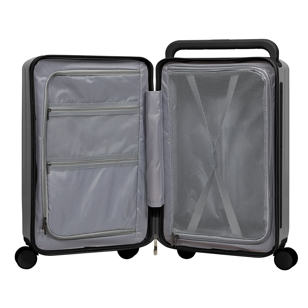 Slimbridge 26" Luggage Wide Handle Hard Case Grey-1942353662458335237