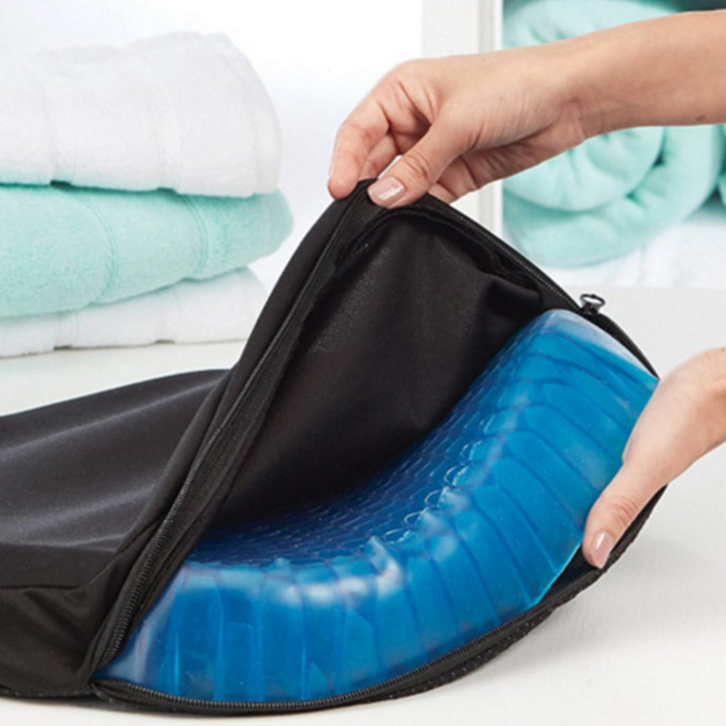 Gel Honeycomb Seat Cushion Flex Back-1942353185255591941