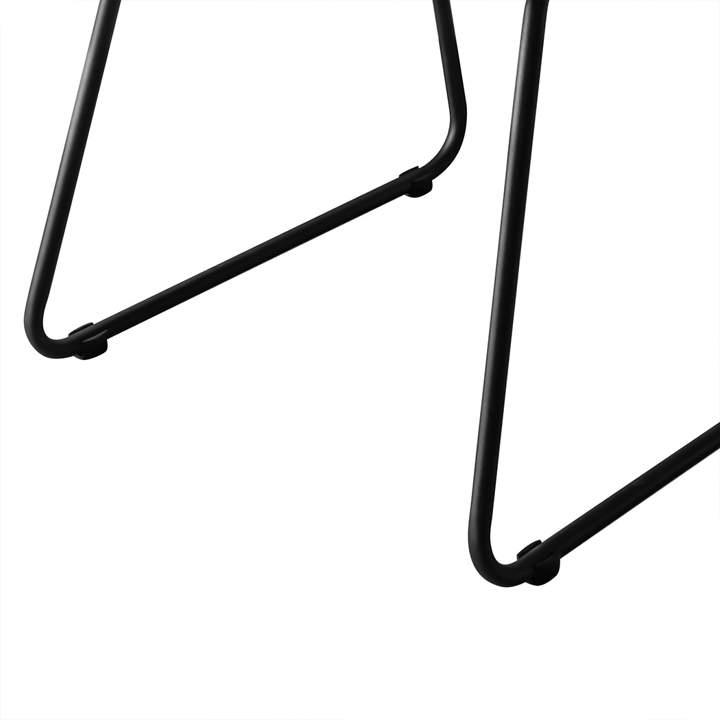 Levede 2x Dining Chairs Kitchen Table Black-1910113300868370437