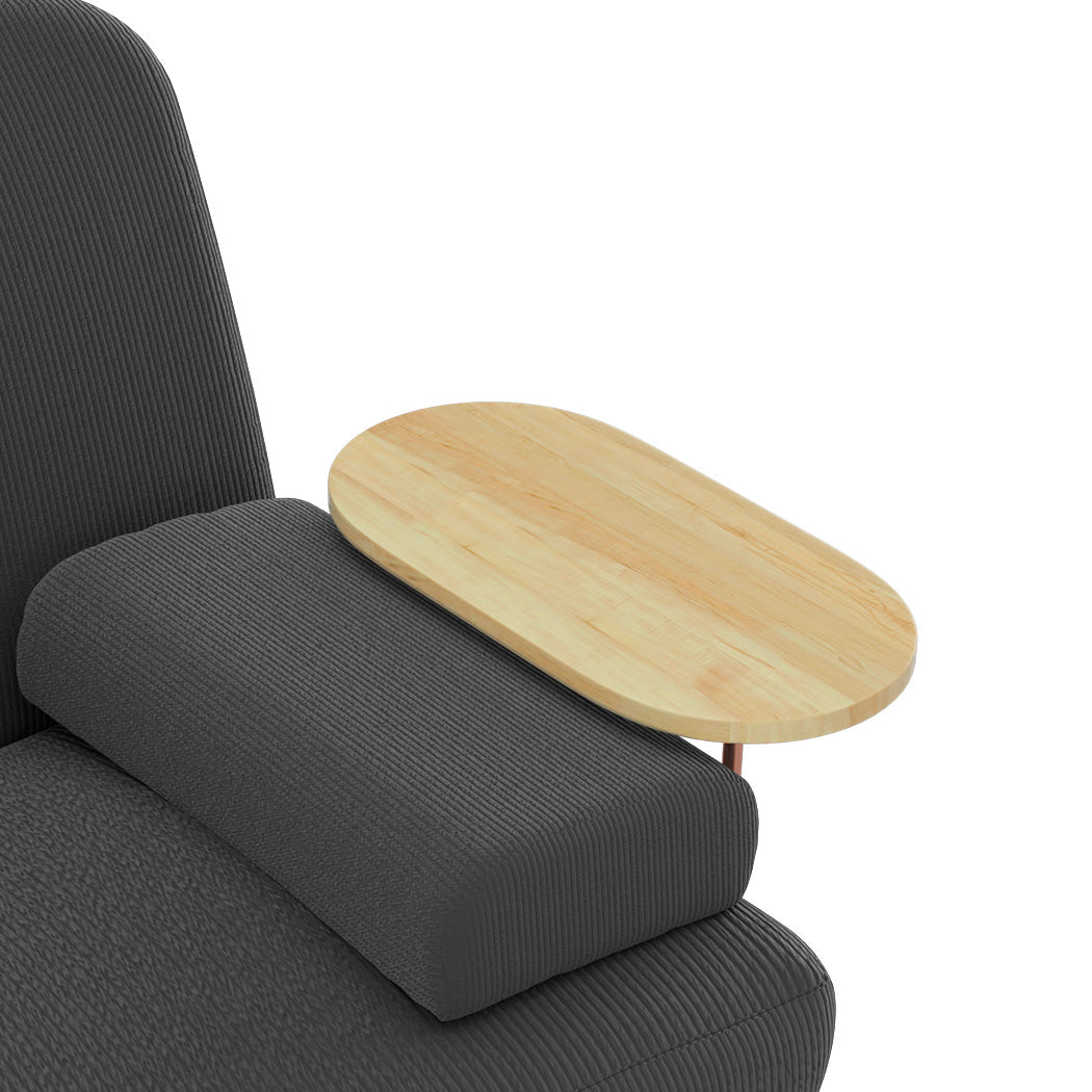 LEVEDE  CONVERTIBLE SOFABED WITH USB CHARGE AND SIDE TABLE-1937319787348758533