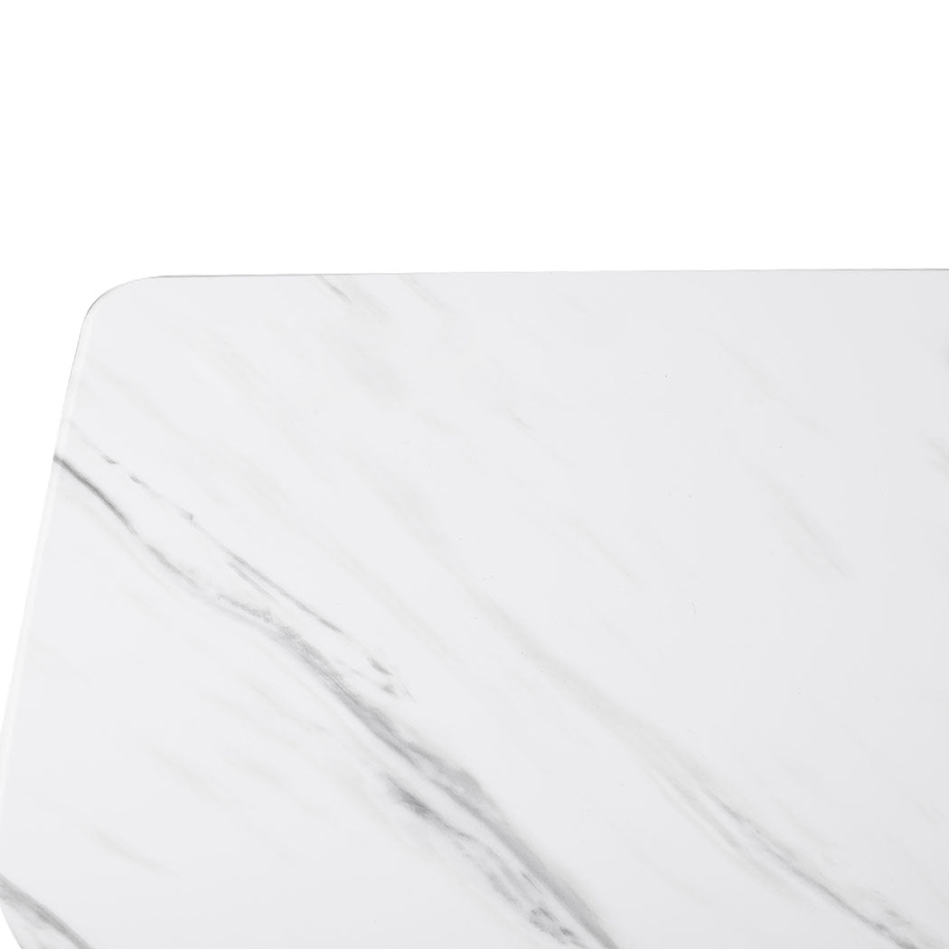 Levede Standing Desk Sofa Bed Side Table White No Slots-1910113013311082501