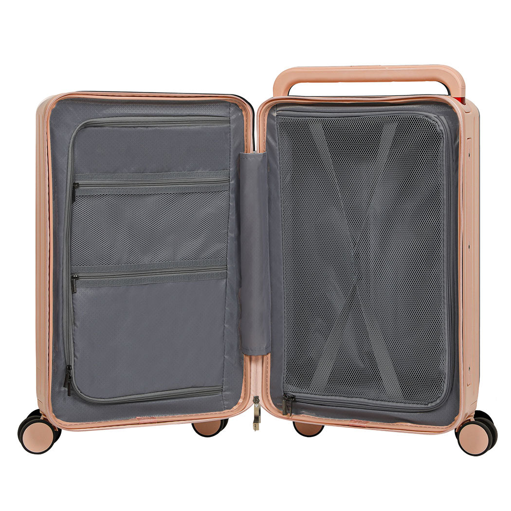 Slimbridge 26" Luggage Wide Handle Hard Case Pink-1942353662676439045