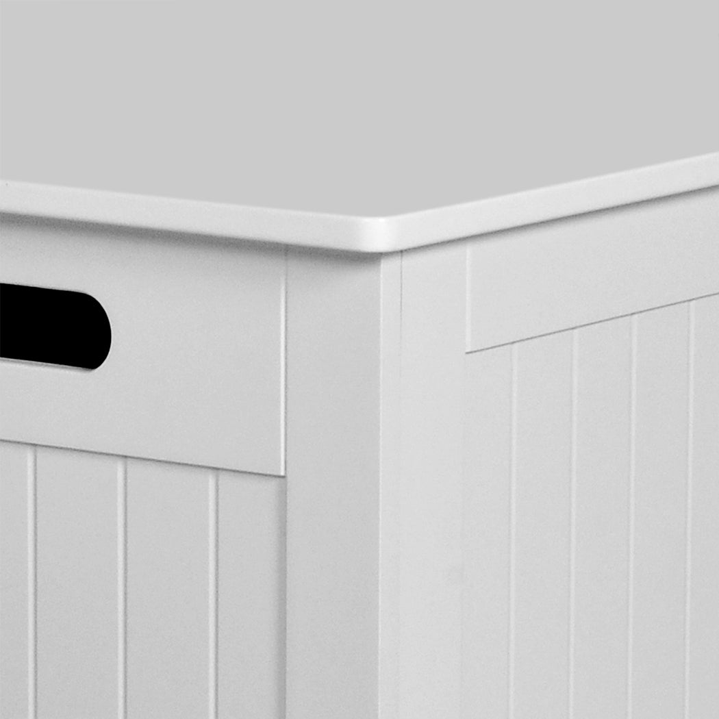 Levede Kids Toy Box Storage Chest Cabinet White-1910112555779624965