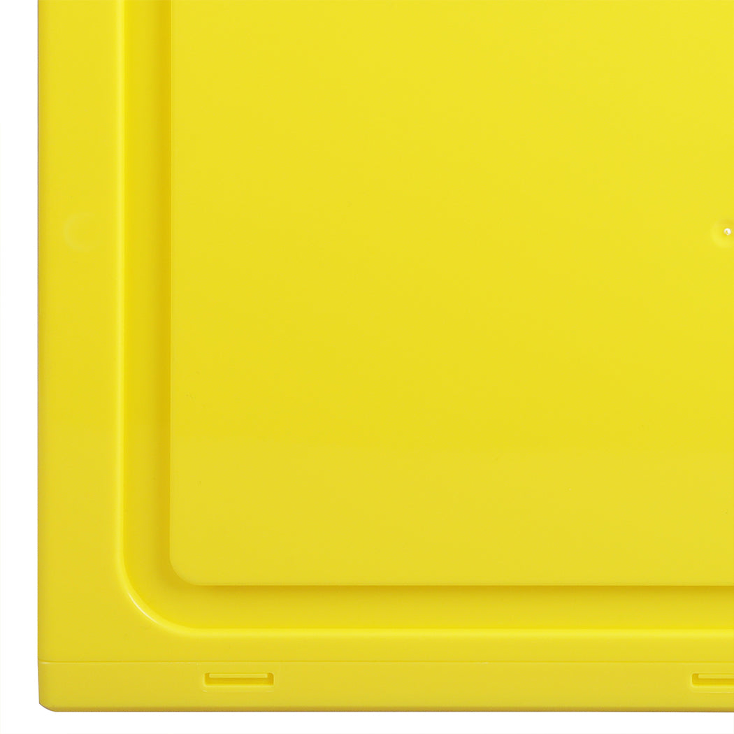Stacked Sneaker Display Case Clear Shoe Yellow-1942352815141818373