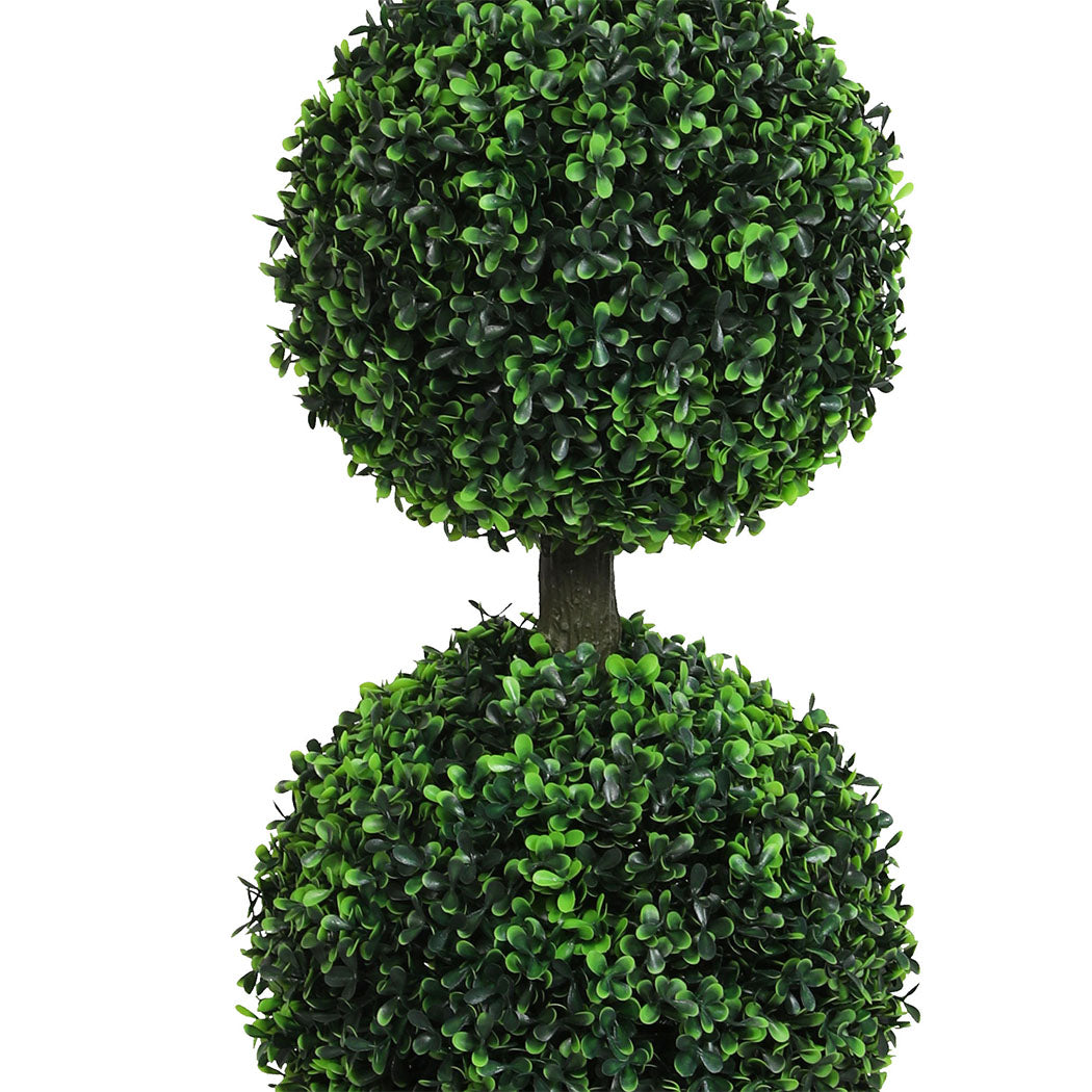 Lambu Artificial Double Ball Boxwood Trees-1942353682842652677