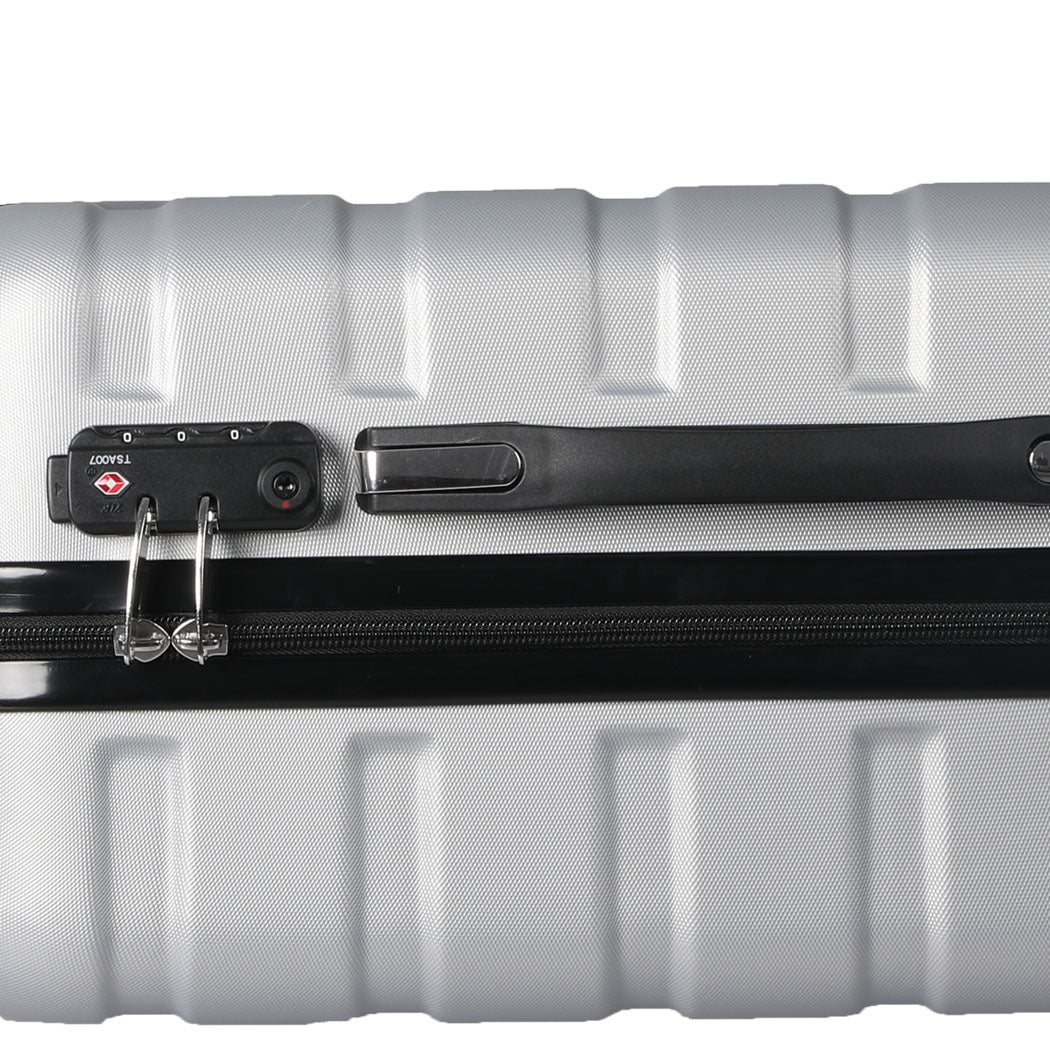 Slimbridge 28" Luggage Case Suitcase Silver 28 inch-1942352940295655429