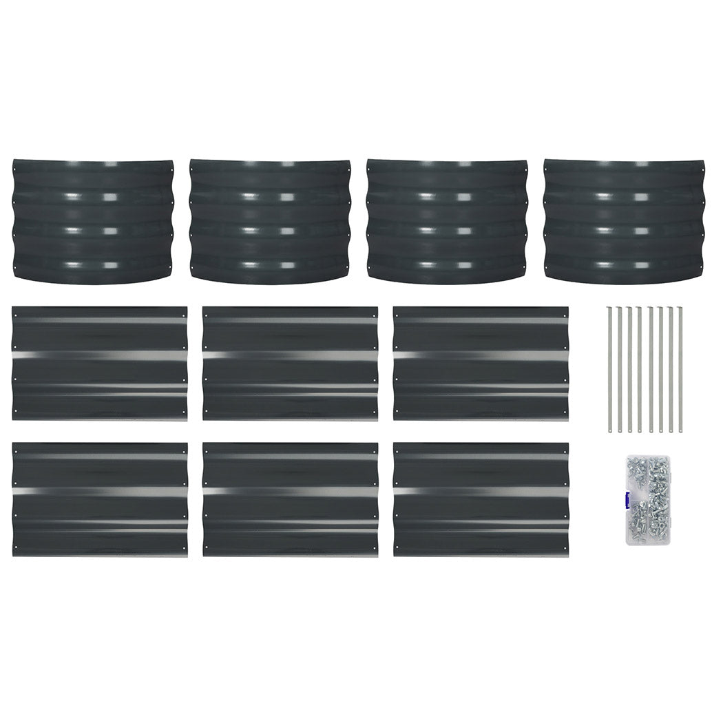 Lambu Garden Bed Planter Raised Coated 240x80x42cm-1942353176896344069