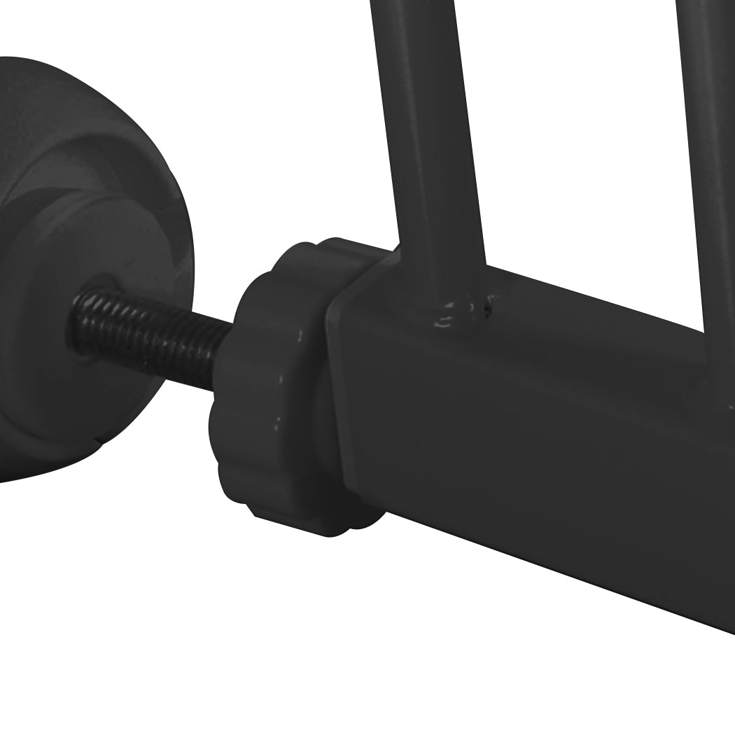 Levede Baby Safety Gate Adjustable Pet Black 10cm Extension-1910113186946879493