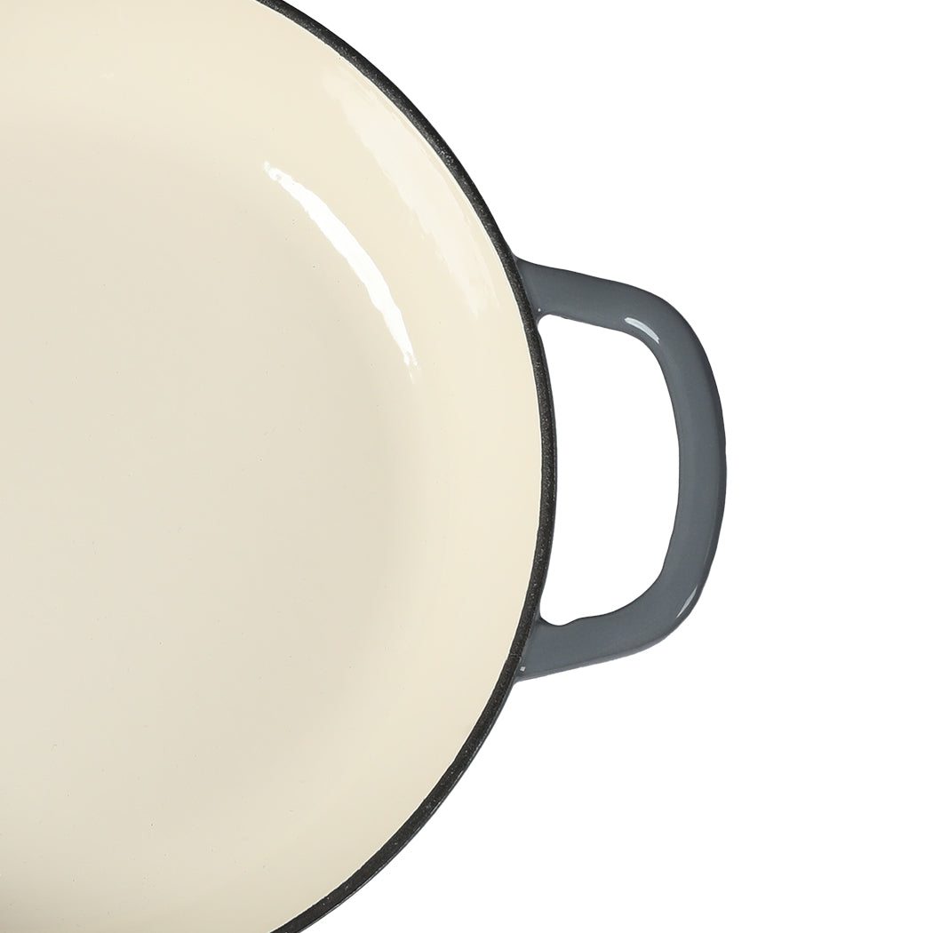 3.5L Enamel Dutch Oven Pan in Black Colour-1942352919340912645