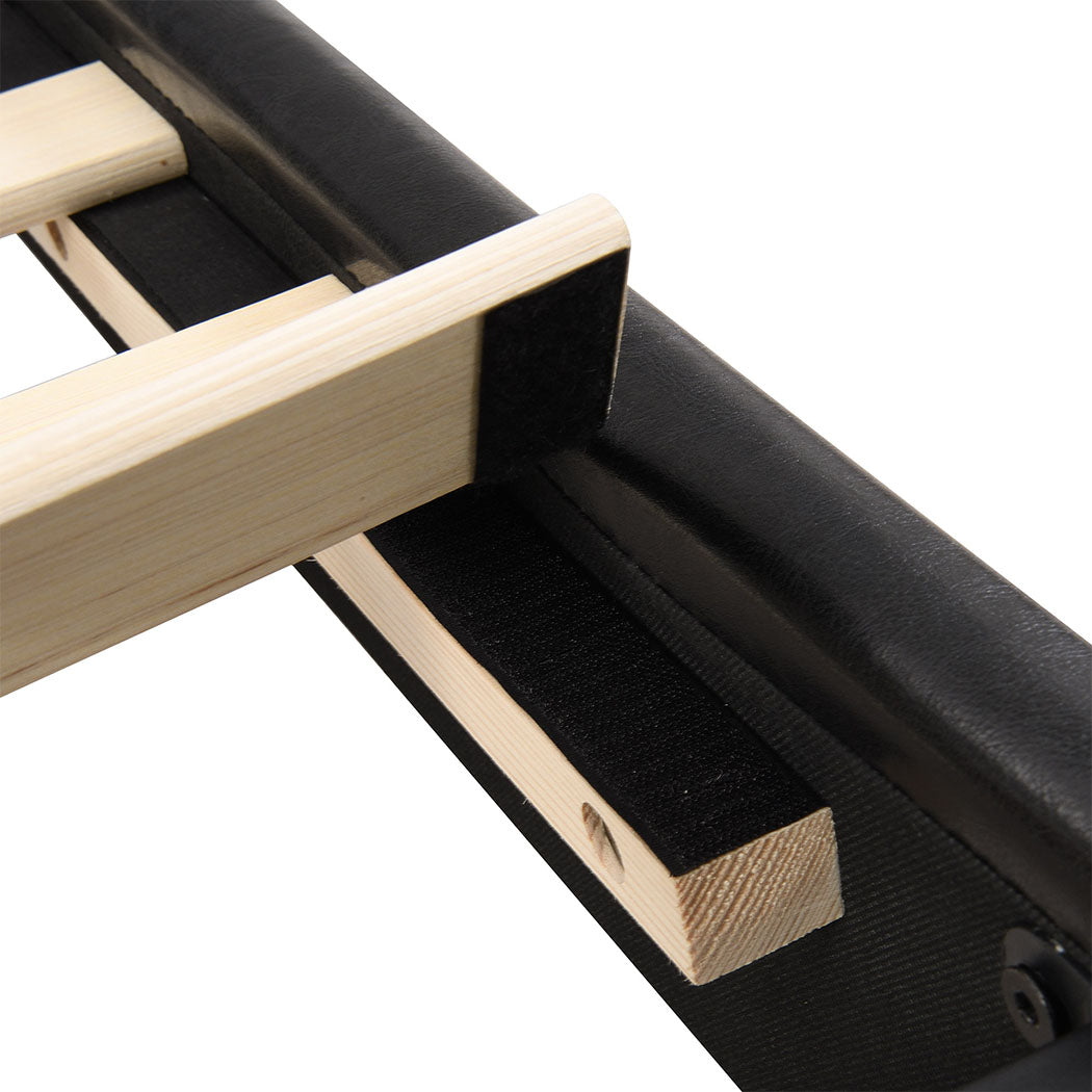 Levede  Floating Bed Frame Queen with Headboard LED Lights Mattress Base-1910112198202626053