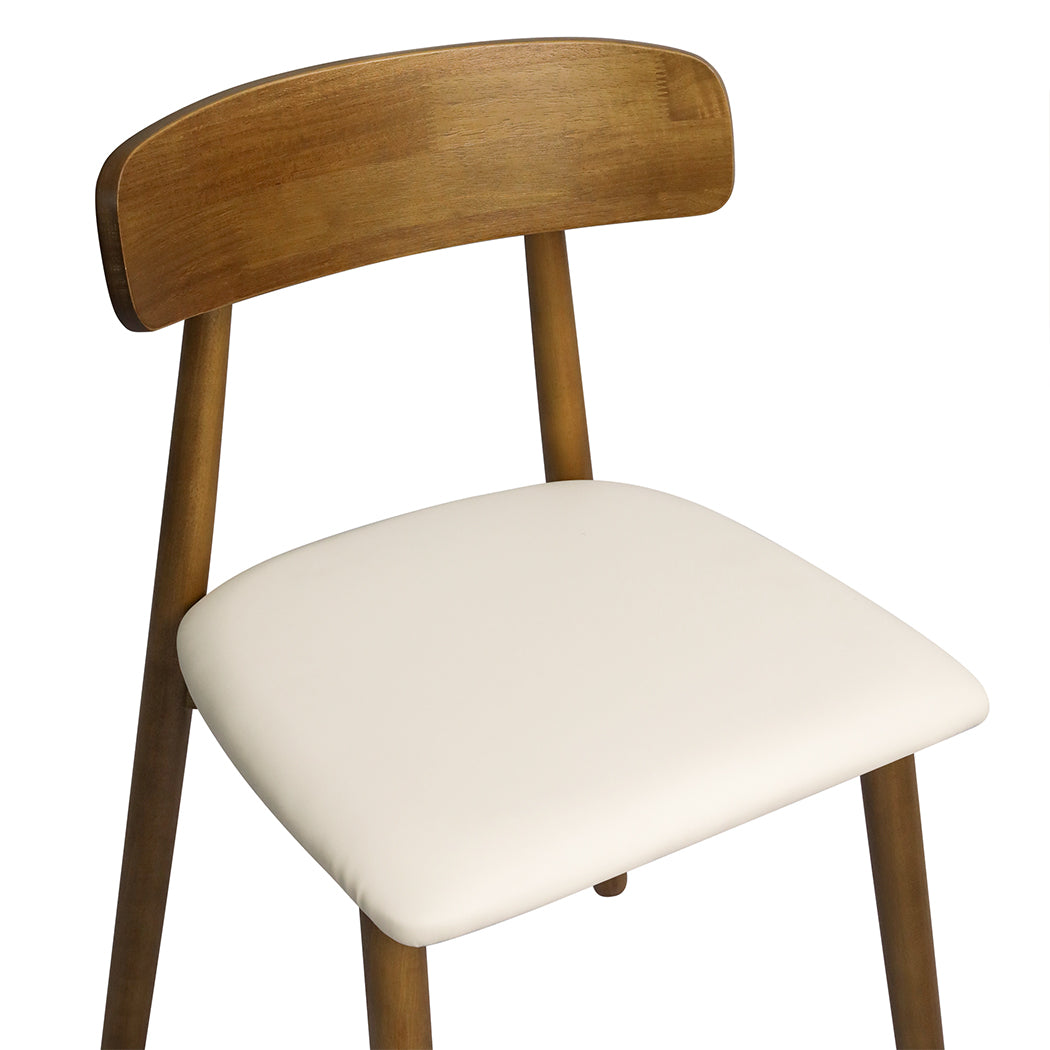 Levede 2x Dining Chairs Kitchen Chair Walnut-1910113301749174277