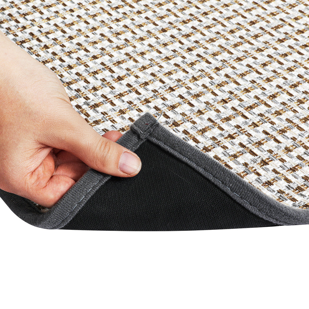 Marlow Kitchen Rug 2PCS Woven Non Slip Absorbent Grey-1942353698965557251