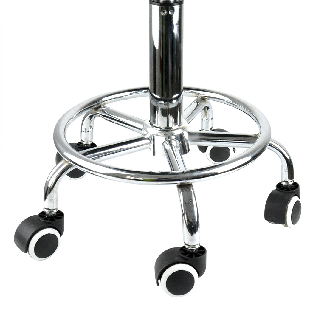 2x Levede Swivel Salon Barstool Hairdressing Black-1910112554106097669