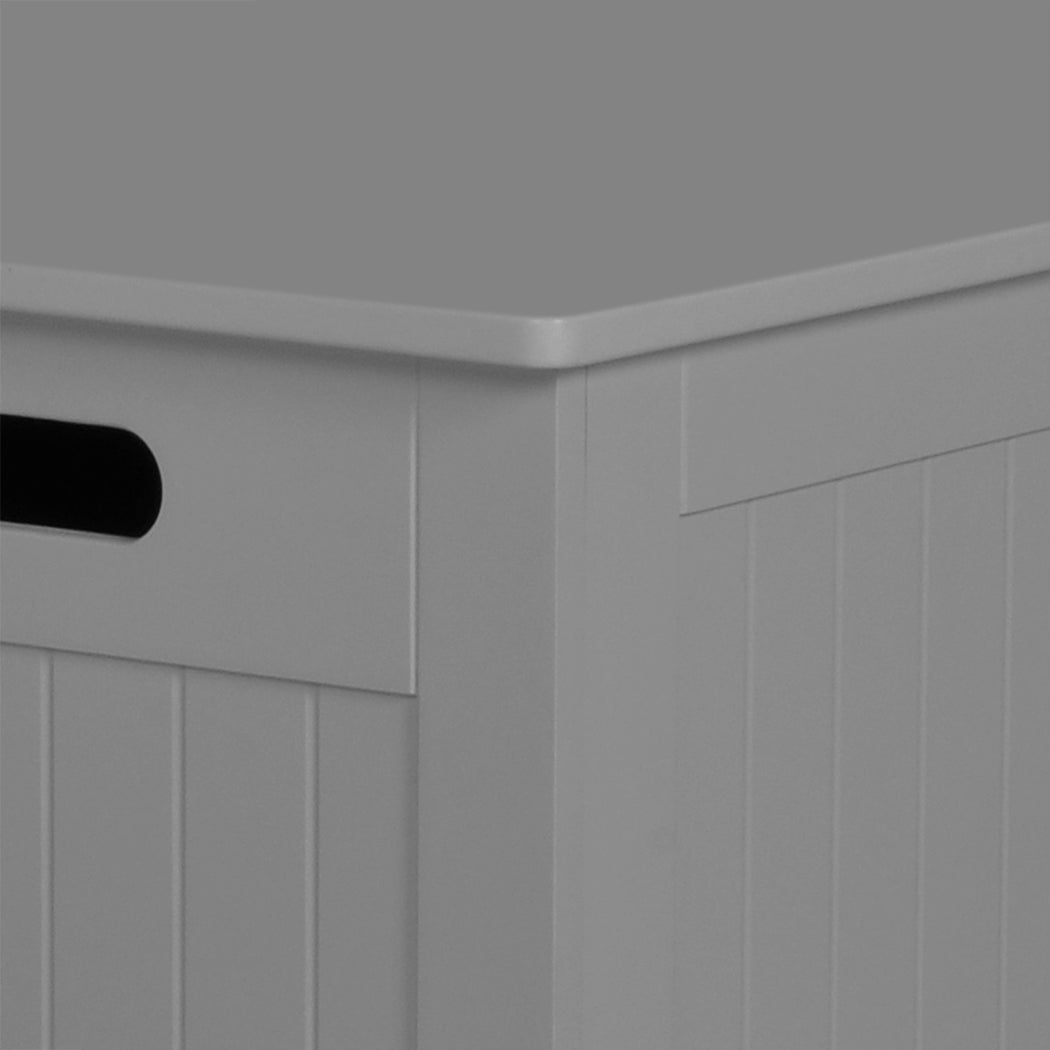 Levede Kids Toy Box Storage Chest Cabinet Grey-1910112555947397125