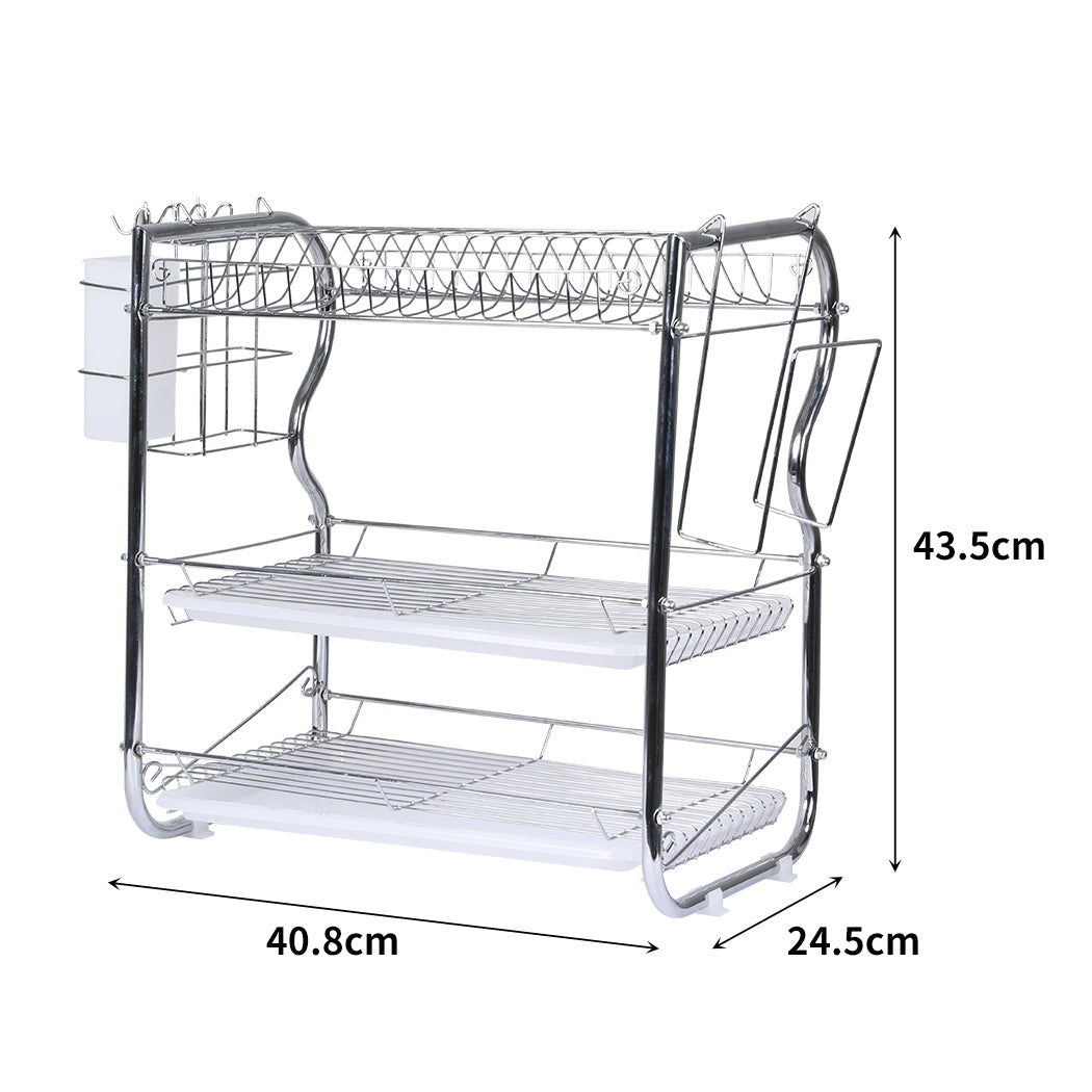 TOQUE Dish Rack Drying Drainer Cup Holder-1942352916862078978