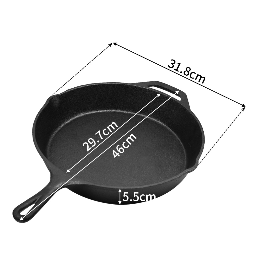 TOQUE Non Stick Frying Pan Cast Iron-1942352917403144194