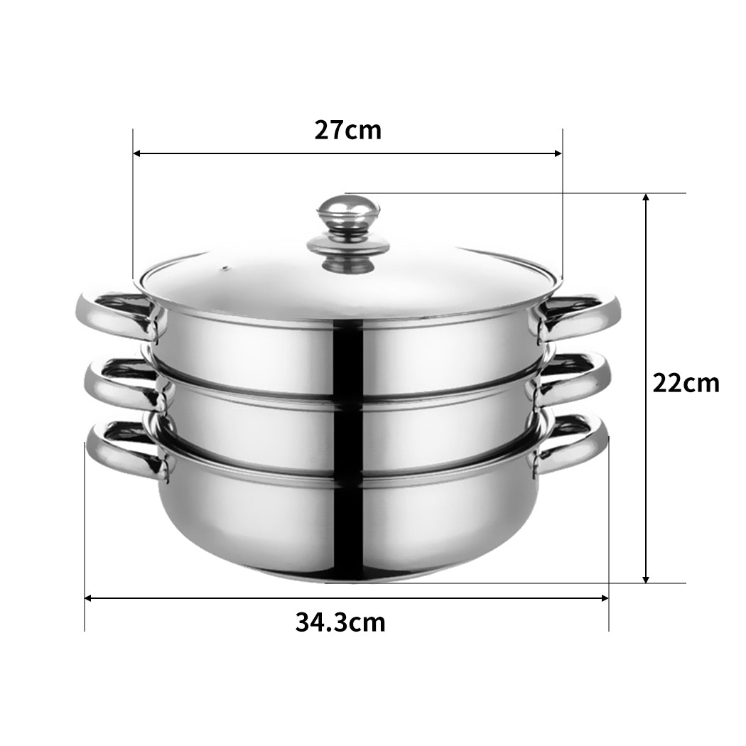TOQUE Stainless Steel Steamer Meat Vegetable-1942352920024584194