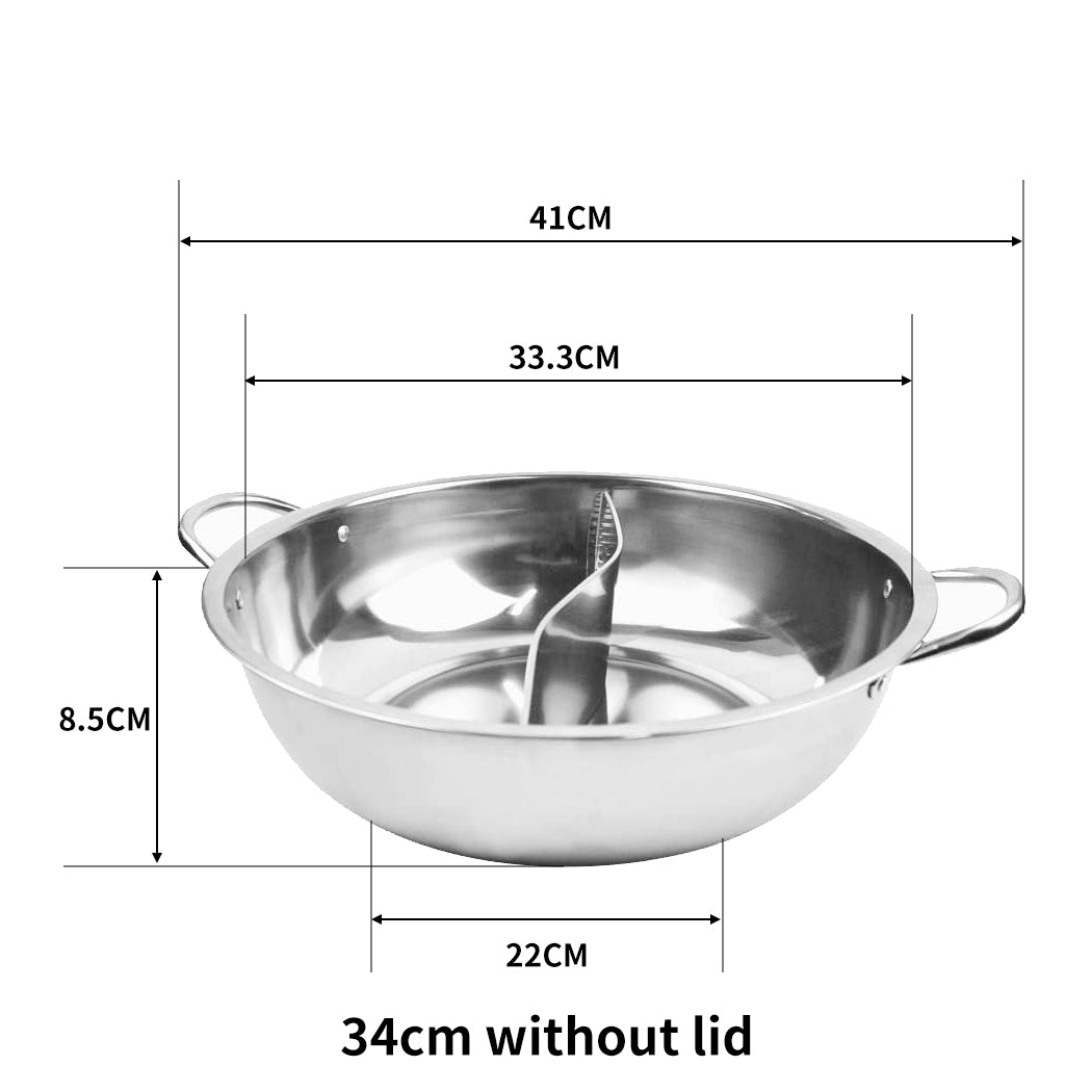 TOQUE 34cm Stainless Steel Twin Mandarin-1942352921589059586