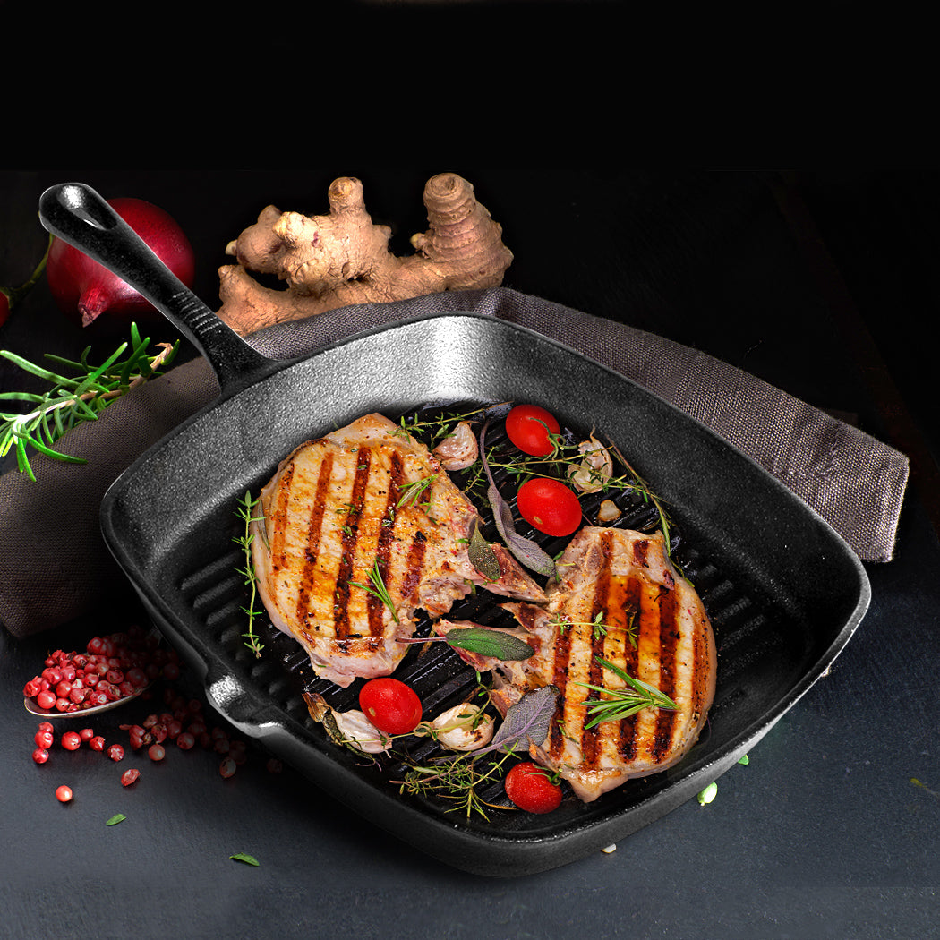 TOQUE Non-stick Frying Pan Cast Iron-1942352923480690694