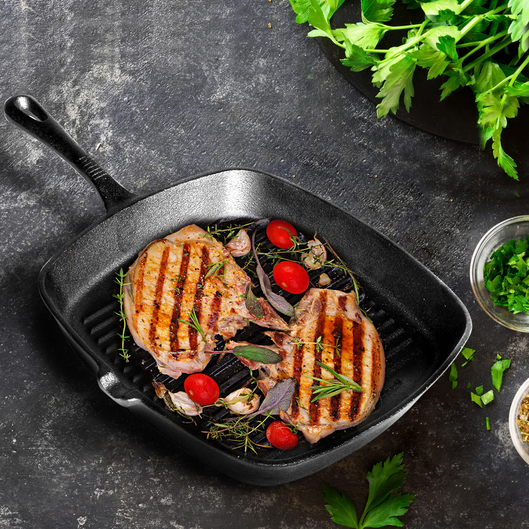 TOQUE Non-stick Frying Pan Cast Iron-1942352923480690695