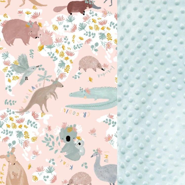La Millou Adult Blanket XL 140cm x 200cm Dundee Friends Pink | Smoke Mint-1910112384790433793