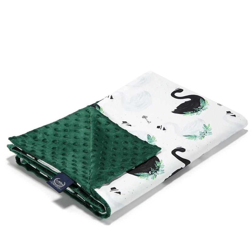 La Millou Light Blanket Large 110*140cm JUNGLE SWAN | Green-1910112393351008256