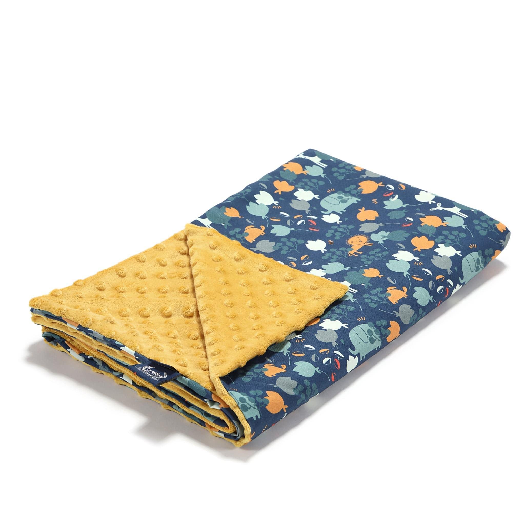 La Millou Light Blanket Medium FRENCH BLEU JARDIN | Honey-1910112396349935616