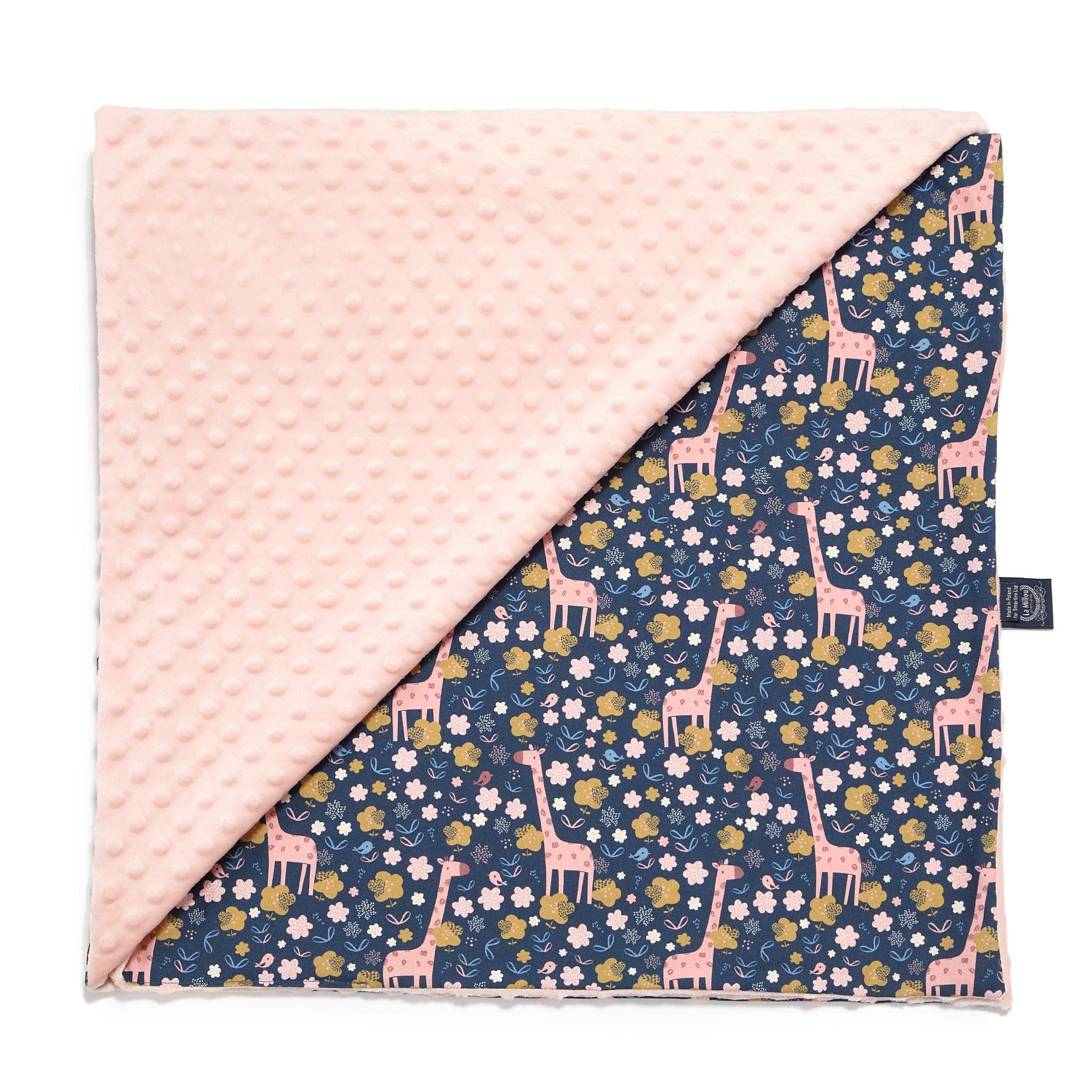 La Millou Light Blanket Medium FRENCH ROSE JARDIN | Powder Pink-1910112396702257153