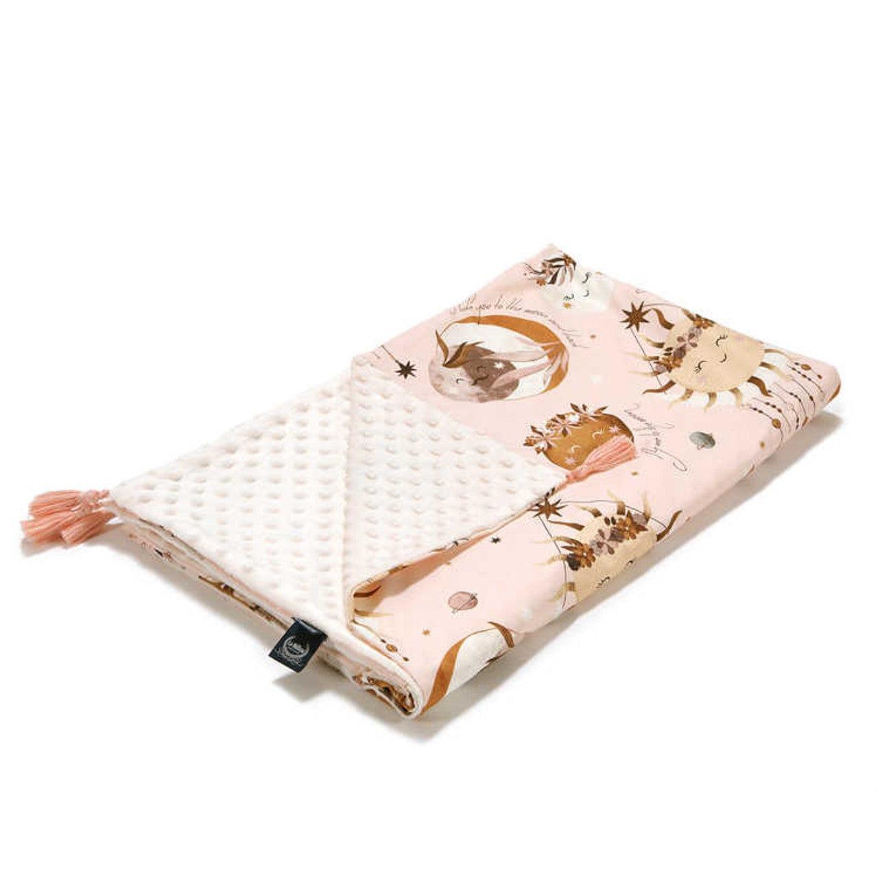 La Millou Light Blanket with Fringe - Fly Me To The Moon Nude-1910112392877051904