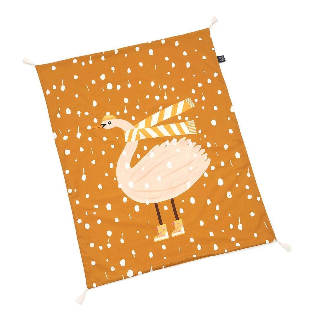La Millou Light Blanket with Fringe Medium SNOWFLAKE SHEELA | Ercu-1910112396870029313