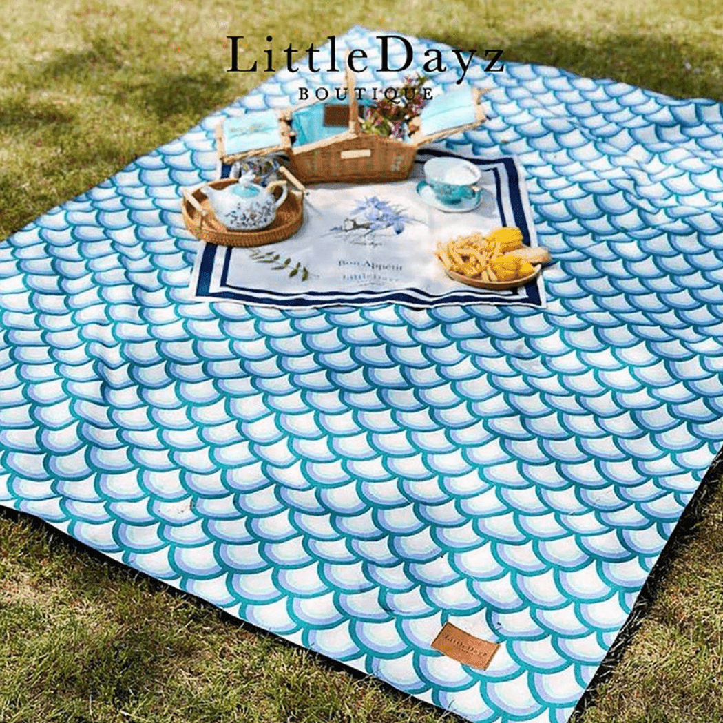 Little Dayz Boutique Emerald Cotton Picnic Mat 195*145-1910112361918894083
