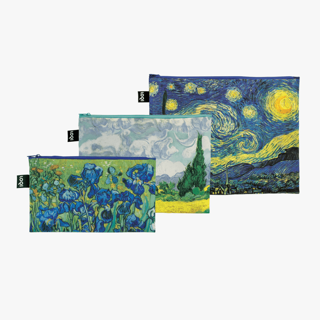 LOQI Van Gogh Zip Pockets Set of 3-1910112410182750208