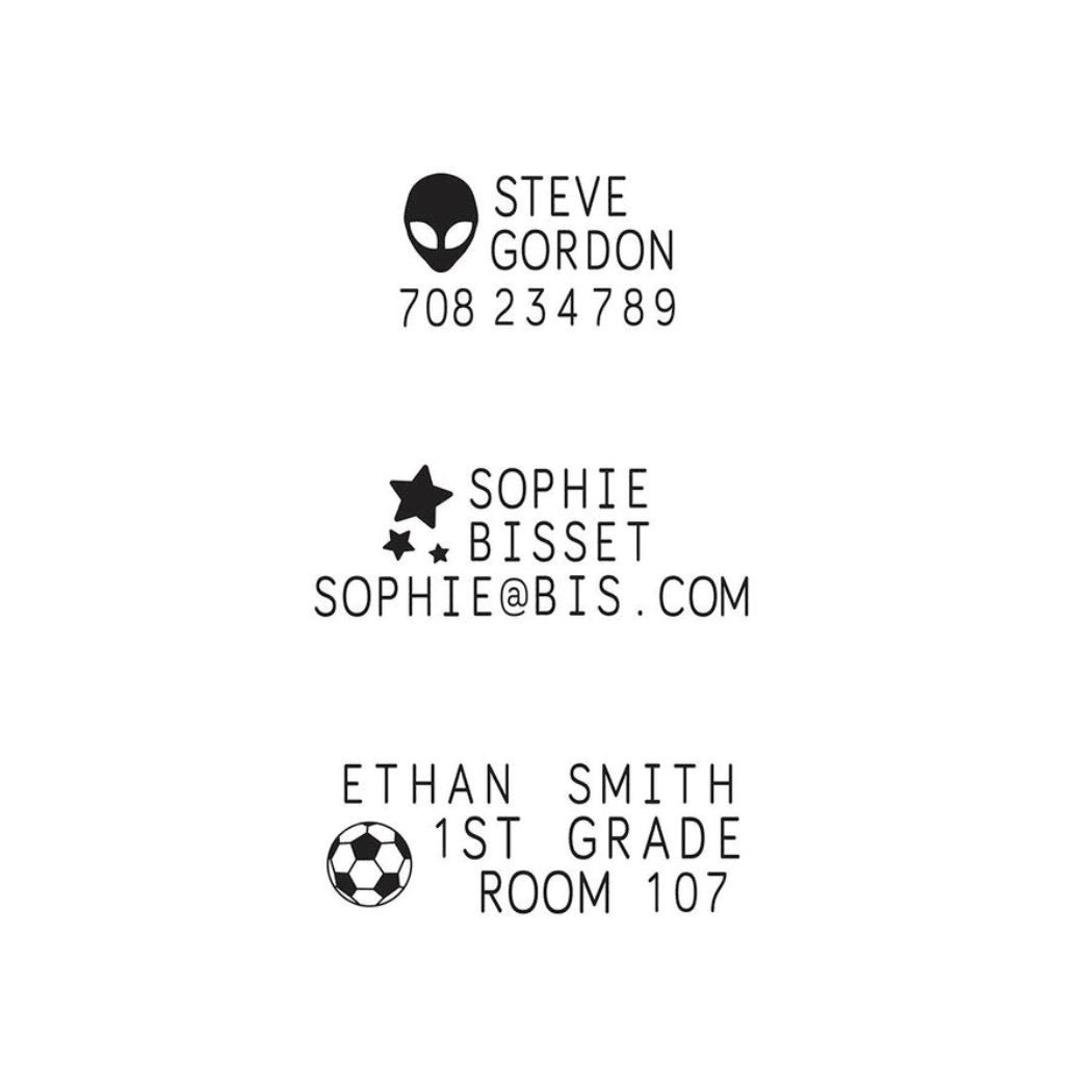 Mine Stamp Custom Name Stamp Ink Refill-1910112395997614081