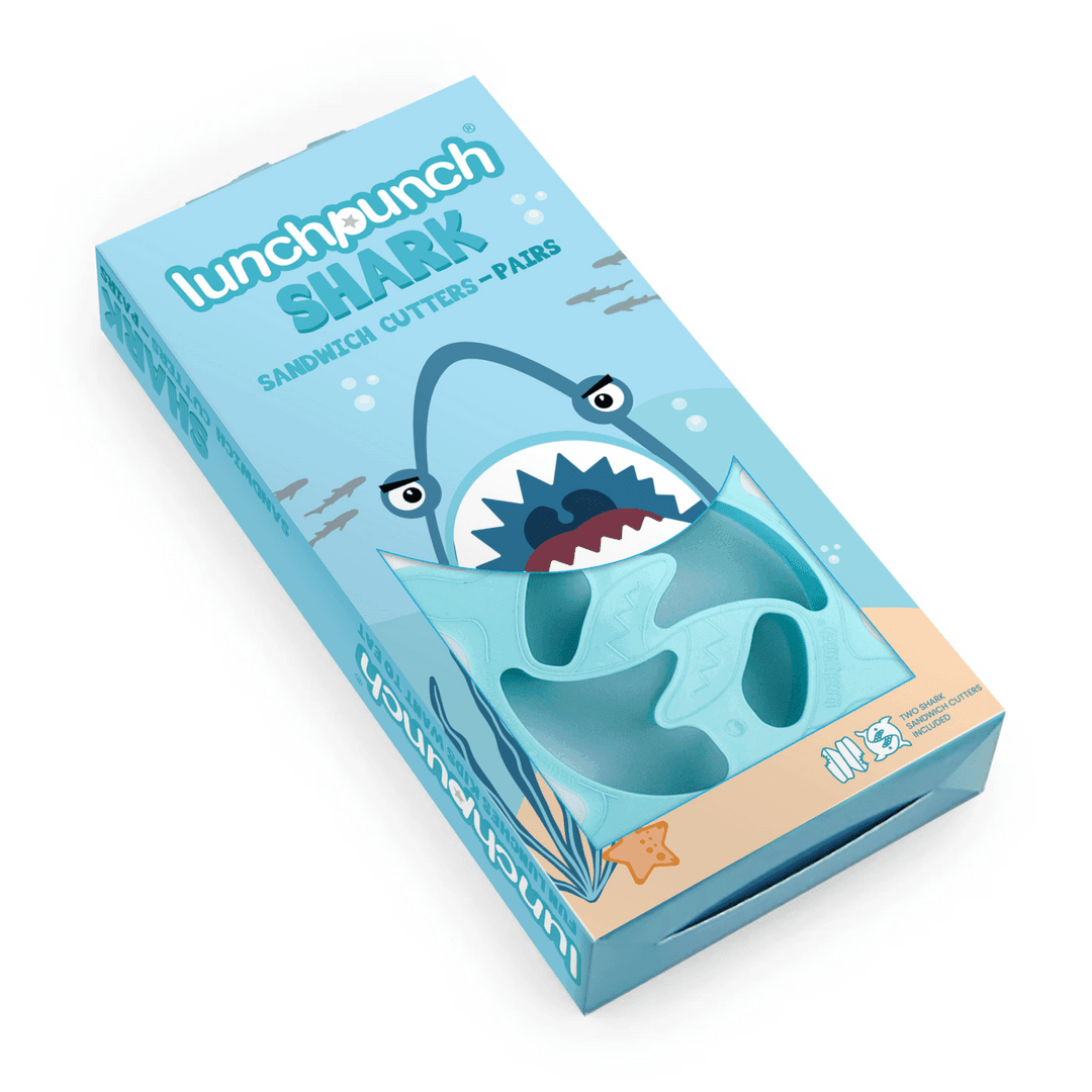 MONTII.CO Lunch Punch Sandwich Cutters | Shark-1910112395083255809