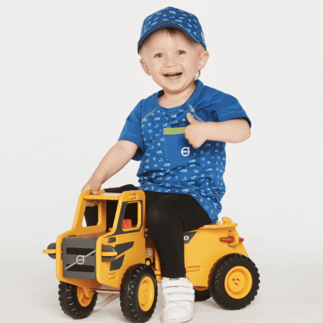 Moover Volvo Ride- On Truck- Yellow-1910112400242249733