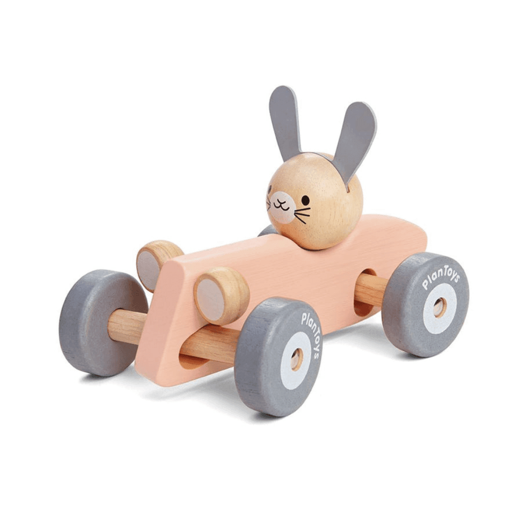 Plan Toys Bunny Racing Car-1910112367258243072
