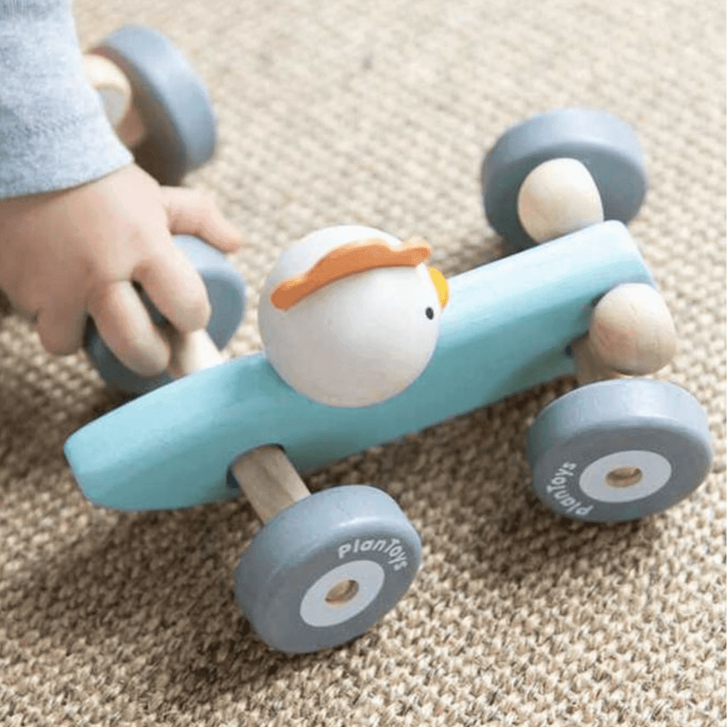 Plan Toys Chicken Racing Car-1910112367103053829