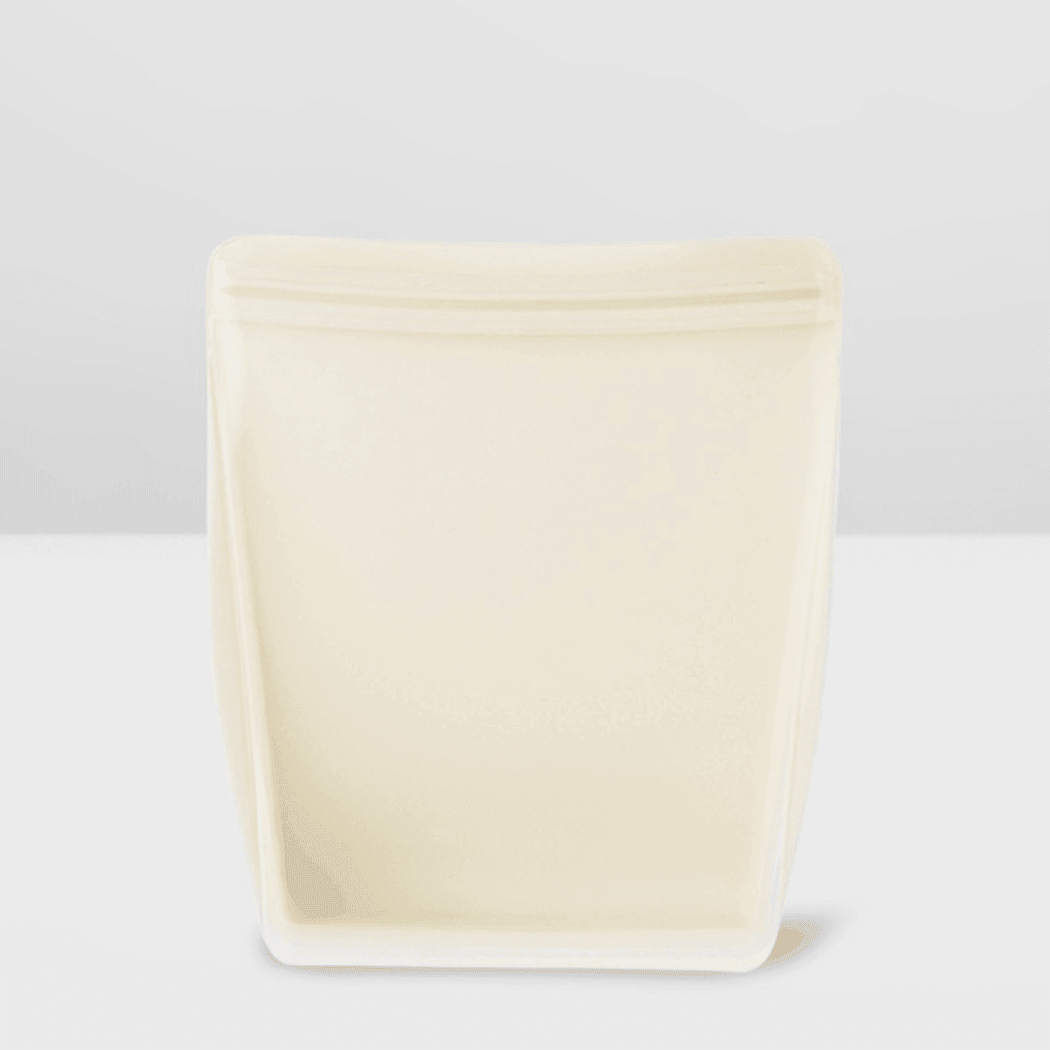 Porter Reusable Silicone Bag Stand Up 1l - Cream-1910112409268391937
