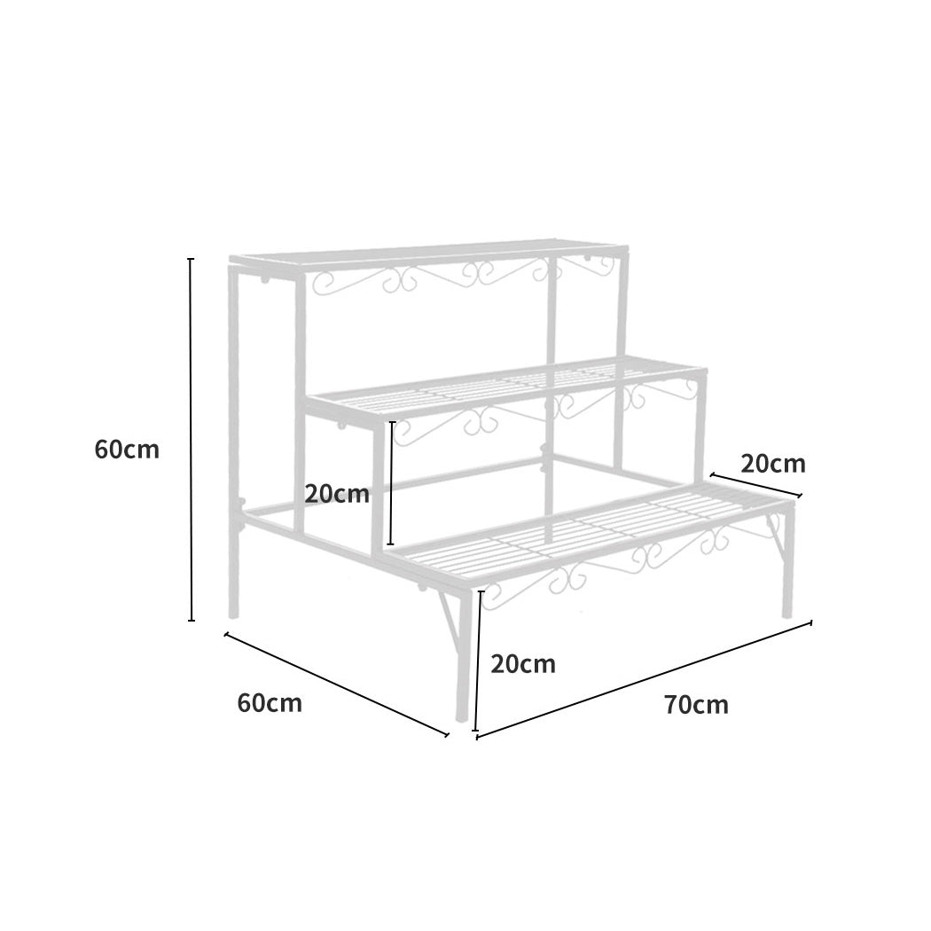 Levede Plant Stands Outdoor Indoor Metal-1942352900751757314