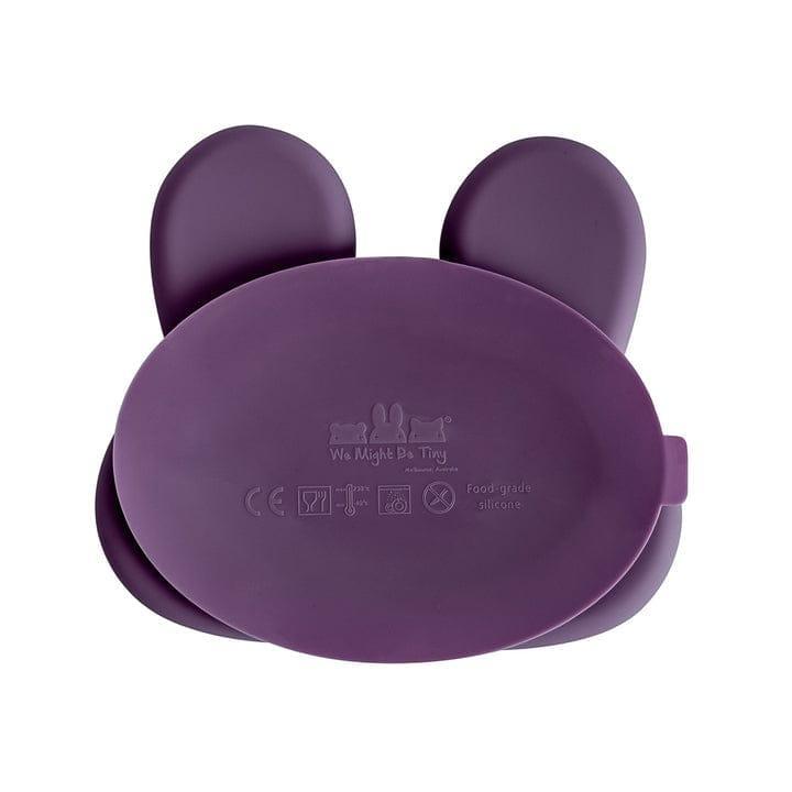 We Might Be Tiny Bunny Stickie Plate Plum-1910112367874805763