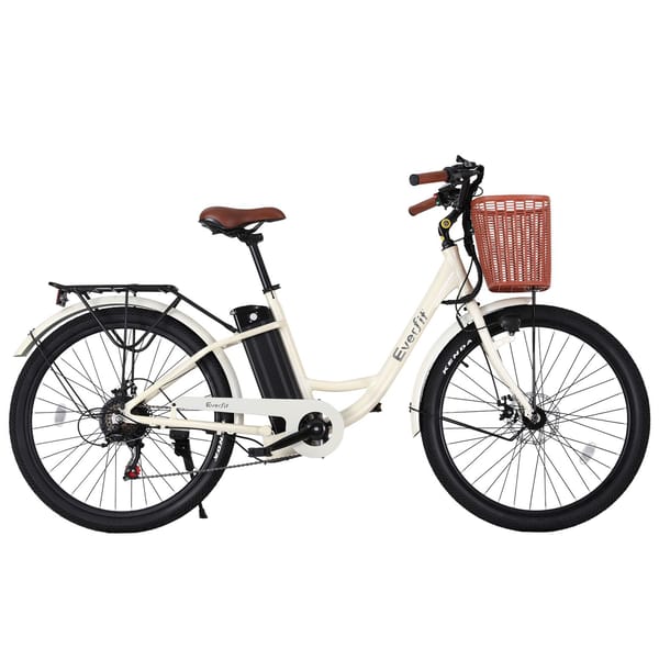Everfit 26" Electric Bike City Bicycle eBike e-Bike Commuter w/ Battery